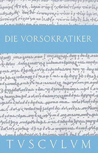 Die Vorsokratiker 1: Band 1. Griechisch - Deutsch (Sammlung Tusculum)