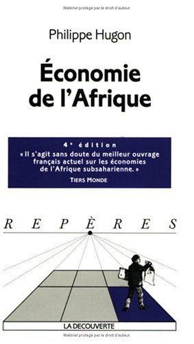 Economie de l'Afrique (Repères)