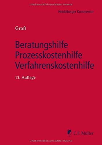 Beratungshilfe - Prozesskostenhilfe - Verfahrenskostenhilfe