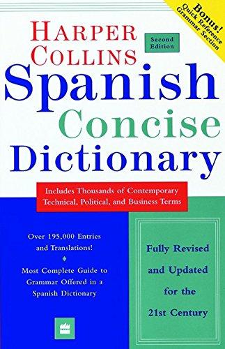 HarperCollins Spanish Dictionary, 2e (Harpercollins Concise Dictionaries)