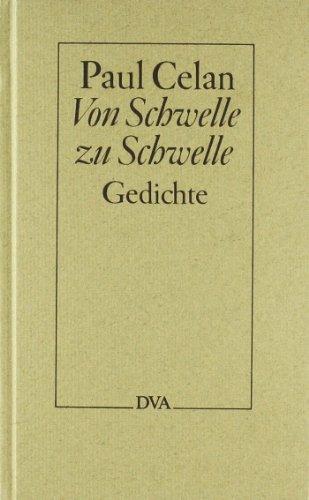 Von Schwelle zu Schwelle: Gedichte