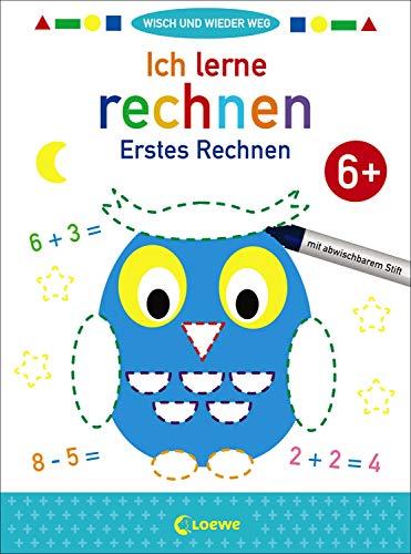 Wisch und wieder weg - Ich lerne rechnen 6+: Erstes Rechnen - Übungen zum Rechnentraining für Kinder ab 6 Jahre