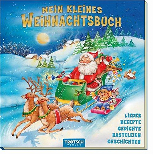 Mein kleines Weihnachtsbuch mit goldenem Farbschnitt: Lieder, Rezepte, Gedichte, Basteleien, Geschichten