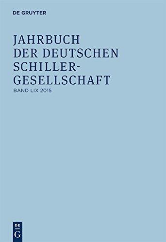 Jahrbuch der Deutschen Schillergesellschaft / 2015