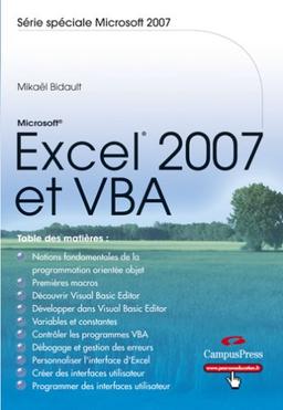 Excel 2007 et VBA