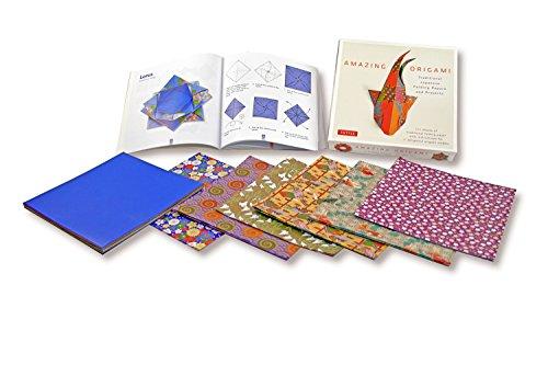 Amazing Origami Kit: Traditional Japanese Folding Papers and Projects [Boxed Kit with 144 Folding Papers & Full-Color Book]