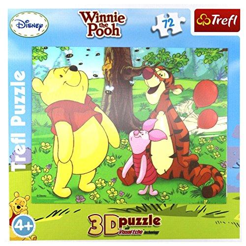 Puzzle 3D Kubus Puchatek Pszczólki 72