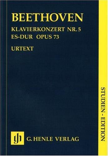 Klavierkonzert Nr. 5 Es-dur op. 73. Studien-Edition