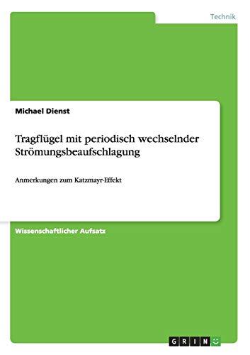 Tragflügel mit periodisch wechselnder Strömungsbeaufschlagung: Anmerkungen zum Katzmayr-Effekt