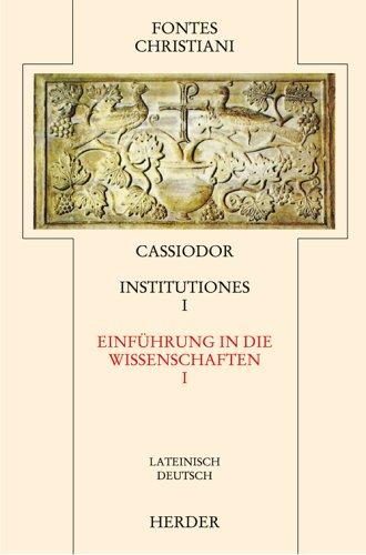 Fontes Christiani, 2. Folge, 25 Bde., Kt, Bd.39/1, Einführung in die geistliche und weltliche Wissenschaft