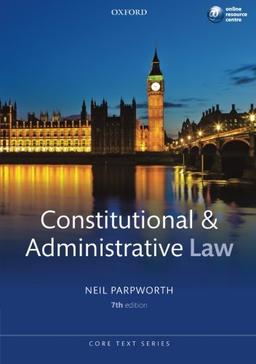 Constitutional and Administrative Law (Core Text)