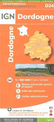 Dordogne (Departement Maps)