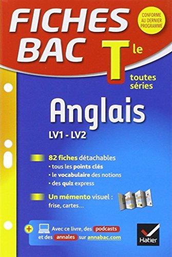 Anglais LV1-LV2, terminale toutes séries