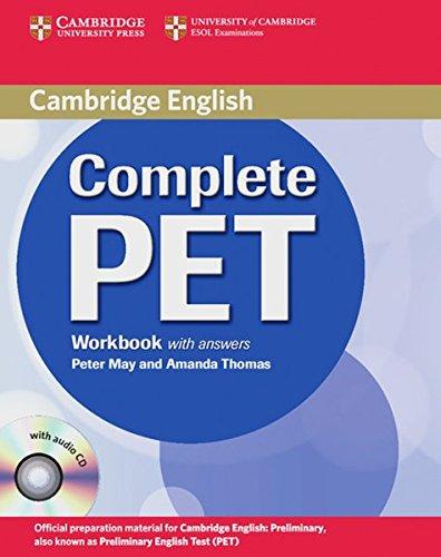 Complete PET: Workbook with answers and Audio CD