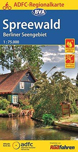 ADFC-Regionalkarte Spreewald /Berliner Seengebiet mit Tagestouren-Vorschlägen, 1:75.000, reiß- und wetterfest, GPS-Tracks Download (ADFC-Regionalkarte 1:75000)