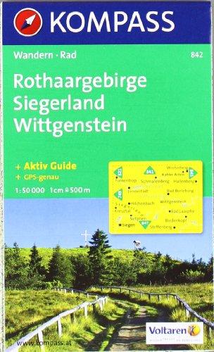 Rothaargebirge - Siegerland - Wittgenstein 1 : 50 000: Wandern, Rad. GPS-genau