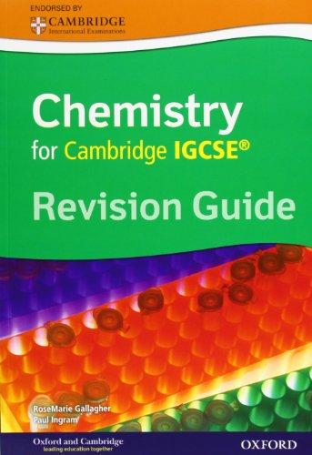 Cambridge Chemistry Igcserg Revision Guide