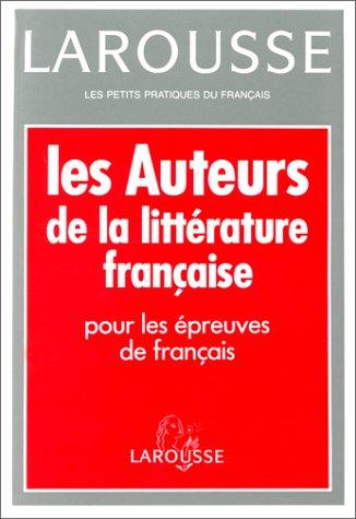 Les auteurs de la littérature française