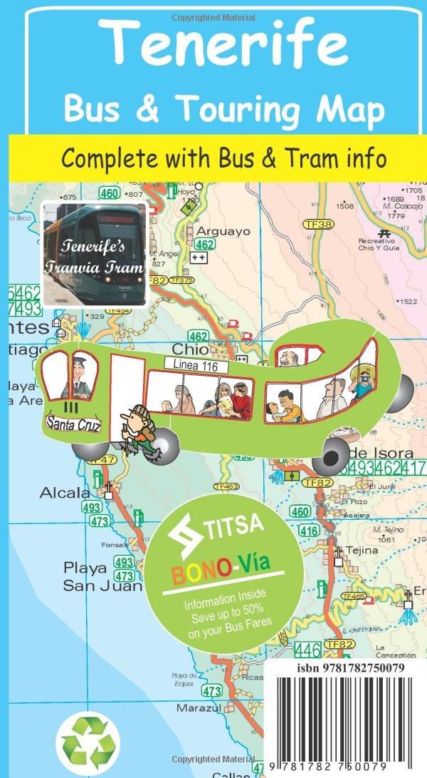 Brawn, D: Tenerife Bus & Touring Map