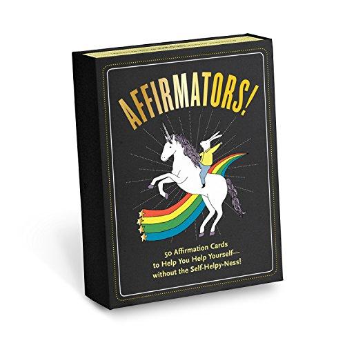 Affirmators: 50 Affirmative Cards to Help You Help Yourself - Without the Self-Helpy-Ness! (Stationery)