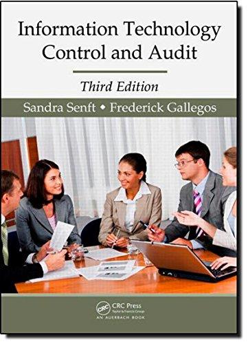 Information Technology Control and Audit