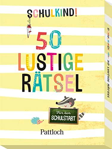 Schulkind! 50 lustige Rätsel für den Schulstart: Rätsel in Kartenformat für Grundschüler ab 6 Jahren (Mädchen und Jungen) (Kleine Geschenke zur Einschulung & für die Schultüte)