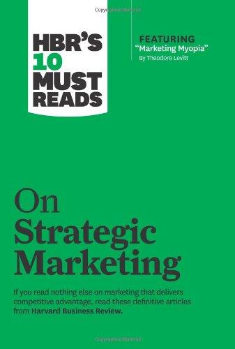 HBR's 10 Must Reads on Strategic Marketing (with featured article Marketing Myopia, by Theodore Levitt)