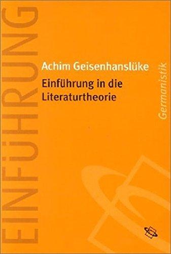 Einführung in die Literaturtheorie.