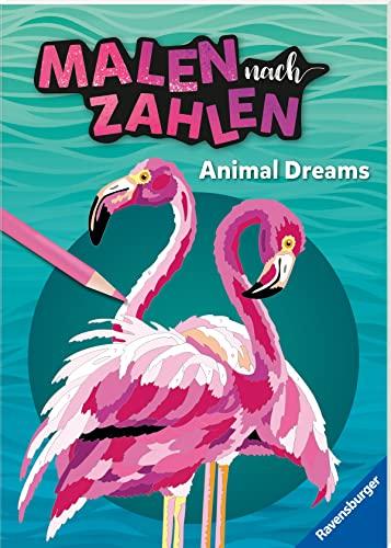 Ravensburger Malen nach Zahlen Animal Dreams - 64 Seiten - 24 Farben - Malbuch mit nummerierten Ausmalfeldern für fortgeschrittene Fans der Reihe