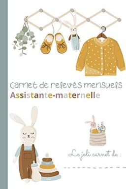 COUPONS DE RELEVÉS MENSUELS ASSISTANTE-MATERNELLE :: Carnet de 95 coupons mensuels, Relevés des heures d'accueil, pré-déclaration Pajemploi, ... ADMINISTRATIVE POUR ASSISTANTE-MATERNELLE)