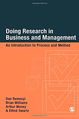 Doing Research in Business and Management: An Introduction to Process and Method