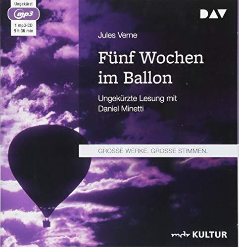 Fünf Wochen im Ballon: Ungekürzte Lesung mit Daniel Minetti (1 mp3-CD)