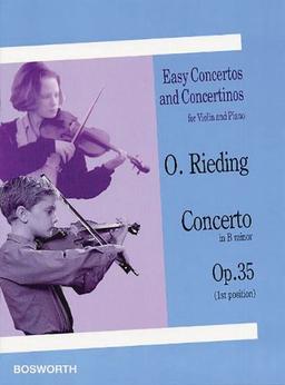 Oskar Rieding: Concerto In B Minor Op.35 (Easy Concertos and Concertinos for Violin and Piano)