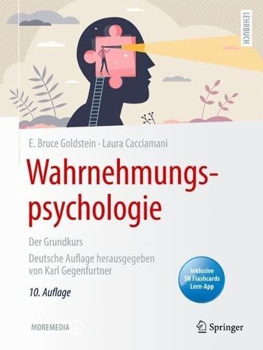 Wahrnehmungspsychologie: Der Grundkurs