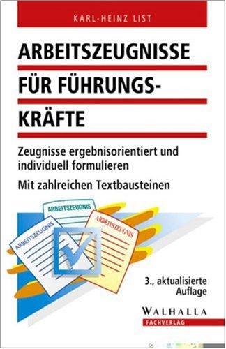 Arbeitszeugnisse für Führungskräfte