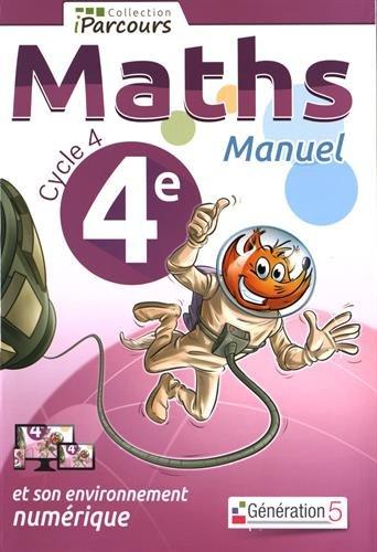 Maths 4e, cycle 4 : manuel