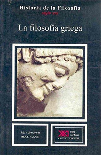 La filosofía griega (Historia de la filosofía)