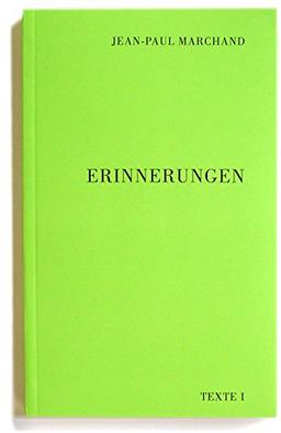 Erinnerungen: Texte 1