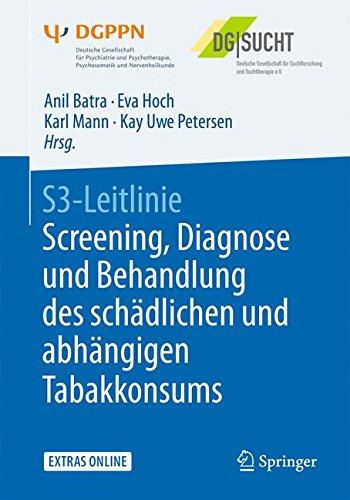 S3-Leitlinie Screening, Diagnose und Behandlung des schädlichen und abhängigen Tabakkonsums