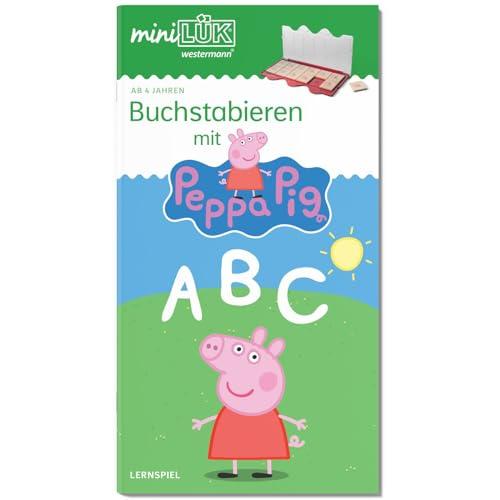 miniLÜK: Kindergarten/Vorschule Buchstabieren mit Peppa Pig (miniLÜK-Übungshefte: Deutsch)