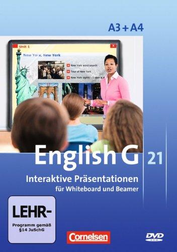 English G 21 - Digital Teaching Aids - Interaktive Präsentationen für Whiteboard und Beamer - Ausgabe A: Band 3/4: 7./8. Schuljahr - DVD-ROM