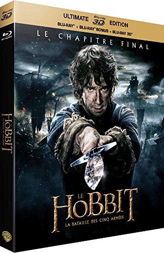 Le Hobbit : La bataille des cinq armées [Combo Blu-ray 3D + Blu-ray + Copie digitale - Visuel lenticulaire]