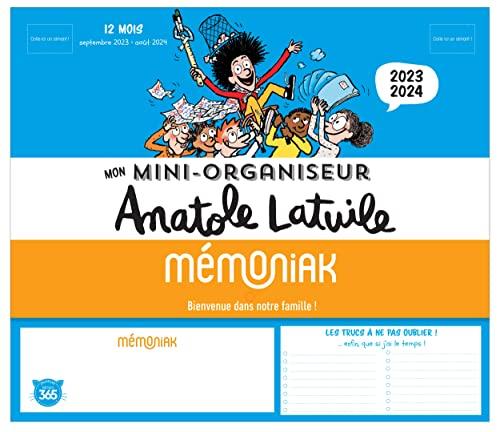 Mon mini-organiseur Anatole Latuile 2023-2024 : 12 mois, septembre 2023-août 2024