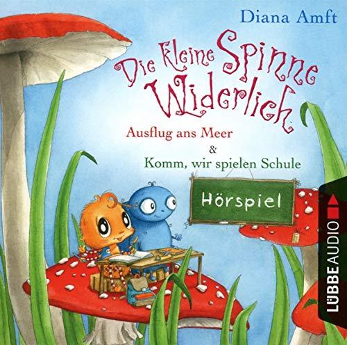 Die kleine Spinne Widerlich - 2 Geschichten: Ausflug ans Meer & Komm, wir spielen Schule. Hörspiel.