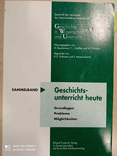 Geschichte in Wissenschaft und Unterricht Sammelband