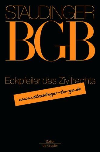 Kommentar zum Bürgerlichen Gesetzbuch mit Einführungsgesetz und Nebengesetzen. Eckpfeiler des Zivilrechts