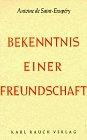 Bekenntnis einer Freundschaft