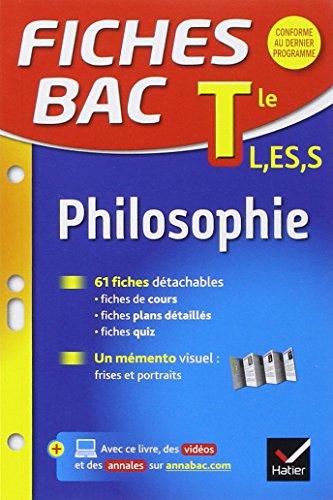 Philosophie, terminale L, ES, S