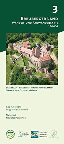 Blatt 3, Breuberger Land: Wander- und Radwanderkarte 1:20.000. Mit Brensbach, Breuberg, Höchst, Lützelbach, Obernburg, Otzberg und Wörth (Odenwald ... und Naturpark Neckartal-Odenwald)