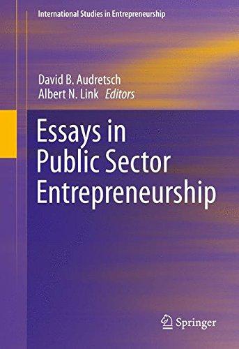 Essays in Public Sector Entrepreneurship (International Studies in Entrepreneurship)